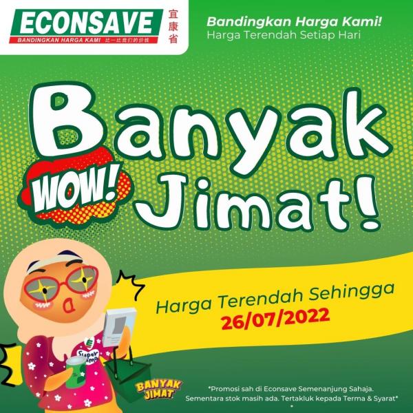 Econsave Banyak Jimat Promotion (valid until 26 Jul 2022)