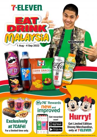 7 Eleven Eat Drink Malaysia Promotion Catalogue (1 August 2022 - 4 September 2022)