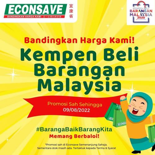 Econsave Malaysia Products Promotion (valid until 9 Aug 2022)