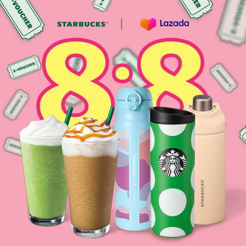 Starbucks Lazada 8.8 Sale (8 Aug 2022 - 11 Aug 2022)