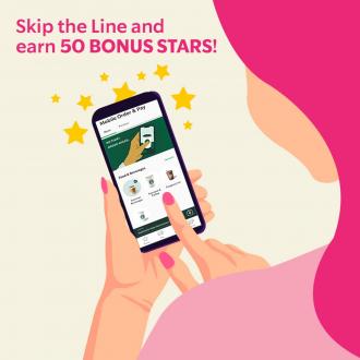 Starbucks Rewards Earn 50 Bonus Stars Promotion (15 August 2022 - 19 August 2022)