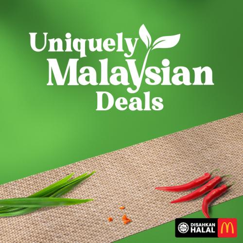 McDonald's Uniquely Malaysian Deals Promotion (valid until 14 Sep 2022)