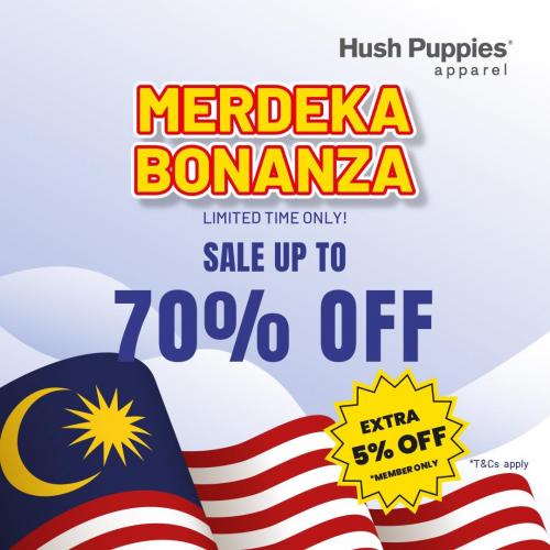 Hush Puppies Apparel Merdeka Sale Up To 70% OFF