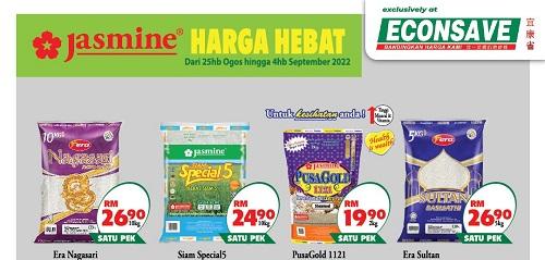 Econsave Jasmine Rice Promotion (25 Aug 2022 - 4 Sep 2022)