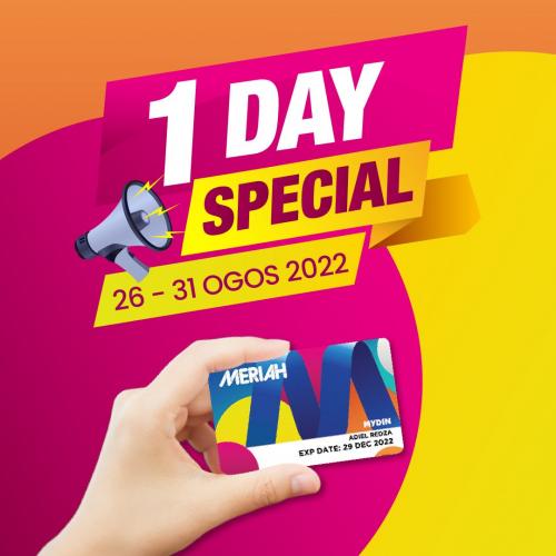 MYDIN Kad Meriah 1 Day Promotion (26 Aug 2022 - 31 Aug 2022)