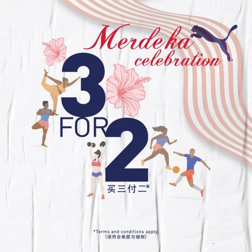 Puma Outlet Merdeka Sale at Mitsui Outlet Park (26 Aug 2022 - 4 Sep 2022)