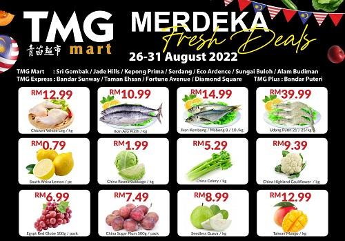 TMG Mart Weekend Fresh Deals Promotion (26 Aug 2022 - 31 Aug 2022)