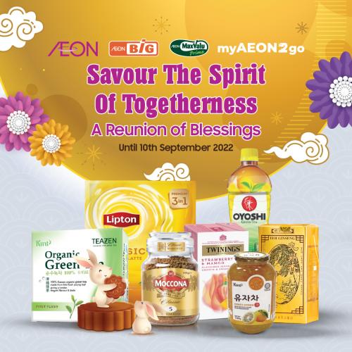 AEON BiG Mid-Autumn Beverages Promotion (valid until 10 Sep 2022) AEON BiG Mid-Autumn Beverages Promotion (valid until 10 Sep 2022)