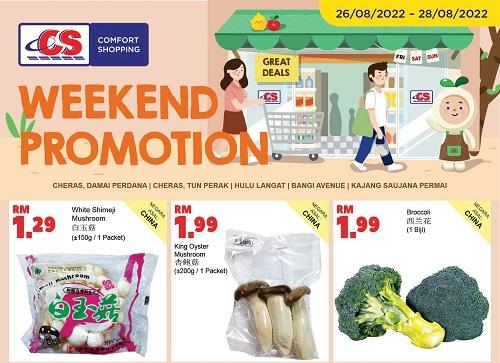 Pasaraya CS Weekend Promotion (26 Aug 2022 - 28 Aug 2022) Pasaraya CS Weekend Promotion (26 Aug 2022 - 28 Aug 2022)