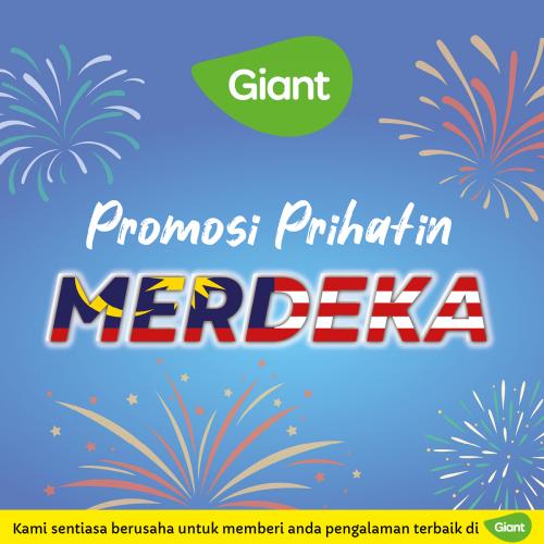 Giant Merdeka Fresh Items Promotion (31 Aug 2022 - 4 Sep 2022)