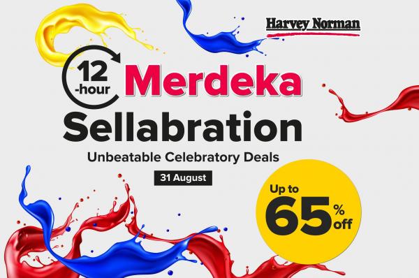 Harvey Norman Merdeka Sale Up To 65% OFF (31 Aug 2022)