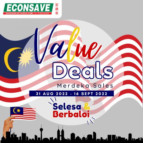 Econsave Value Deals Merdeka Sales Promotion (31 Aug 2022 - 16 Sep 2022)