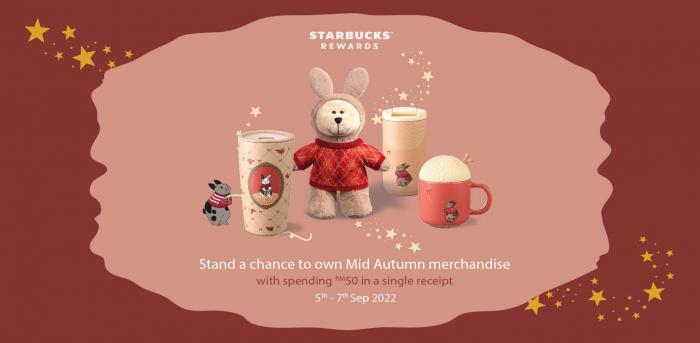 Starbucks Mid-Autumn Win Fuzzy Bunny Collection Promotion (5 Sep 2022 - 7 Sep 2022)