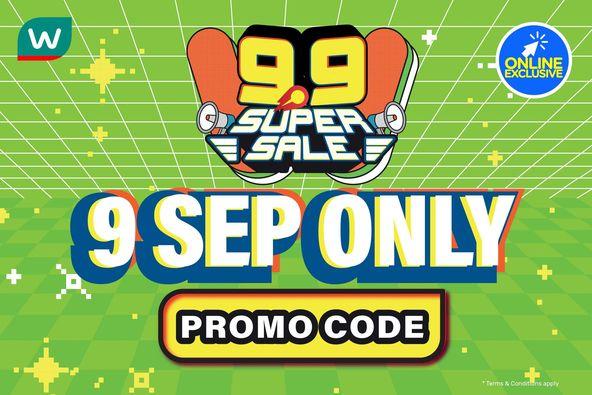Watsons Online 9.9 Sale Promo Code (9 Sep 2022)
