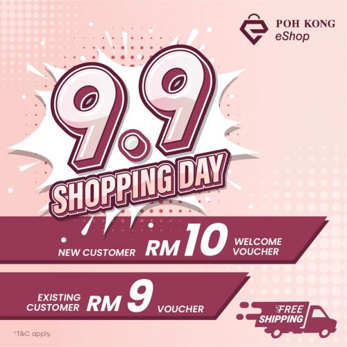 Poh Kong Online 9.9 Super Shopping Day Sale (valid until 16 Sep 2022)