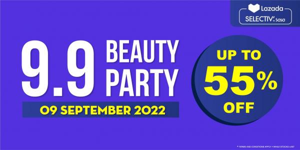 SaSa Lazada 9.9 Sale Up To 55% OFF (9 Sep 2022)