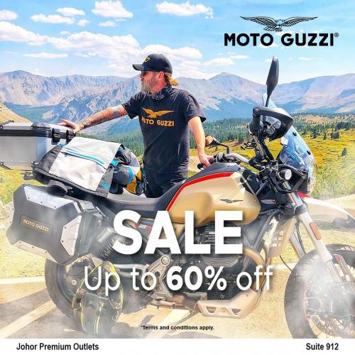 Moto Guzzi Special Sale at Johor Premium Outlets (9 Sep 2022 - 30 Sep 2022) Moto Guzzi Special Sale at Johor Premium Outlets (9 Sep 2022 - 30 Sep 2022)