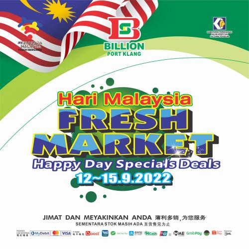 BILLION Port Klang Malaysia Day Fresh Market Promotion (12 Sep 2022 - 15 Sep 2022)