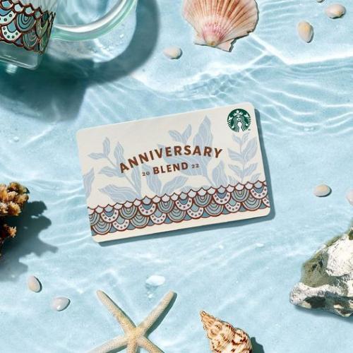 Starbucks Anniversary Blend Starbucks Card