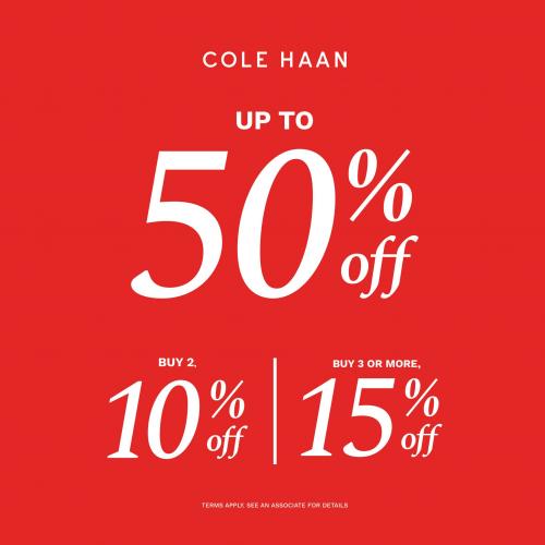 Cole Haan Malaysia Day Sale at Mitsui Outlet Park (16 Sep 2022 - 18 Sep 2022)