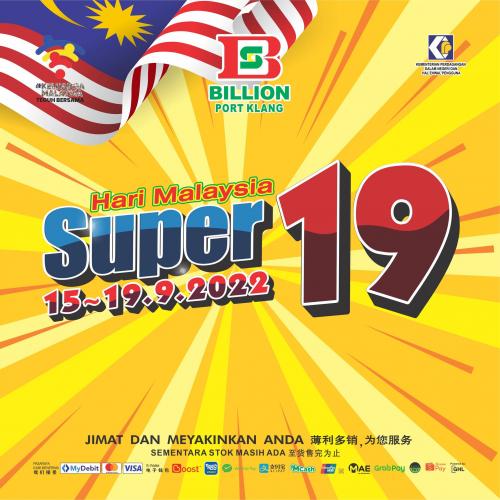 BILLION Port Klang Malaysia Day Promotion (15 Sep 2022 - 19 Sep 2022)