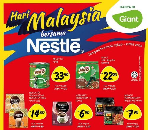 Giant Nestle Malaysia Day Promotion (15 Sep 2022 - 12 Oct 2022)