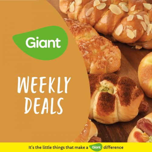 Giant Bakery Weekend Promotion (16 Sep 2022 - 18 Sep 2022)