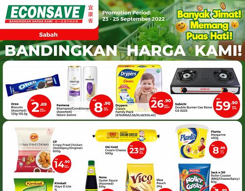Econsave Sabah Weekend Promotion (23 Sep 2022 - 25 Sep 2022)