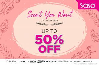 SaSa Fragrances Promotion Up To 50% OFF (23 September 2022 - 25 September 2022)