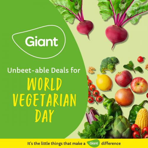 Giant World Vegetarian Day Promotion (29 Sep 2022 - 2 Oct 2022)