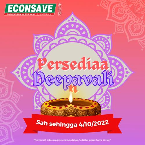 Econsave Persediaan Deepavali Promotion (valid until 4 Oct 2022)
