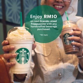 Starbucks RM10 On Next Grande-sized Frappuccino Promotion (5 October 2022 - 26 October 2022)