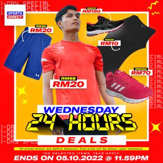 Sports Direct Online Wednesday 24 Hours Sale (5 October 2022)