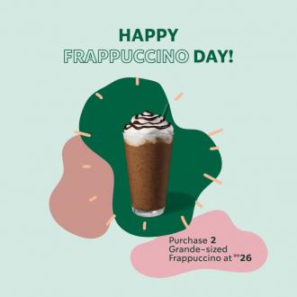 Starbucks National Frappuccino Day Promotion 2 Frappuccino @ RM26 (7 October 2022)
