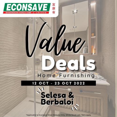 Econsave Home Furnishing Value Deals Promotion (12 Oct 2022 - 23 Oct 2022)