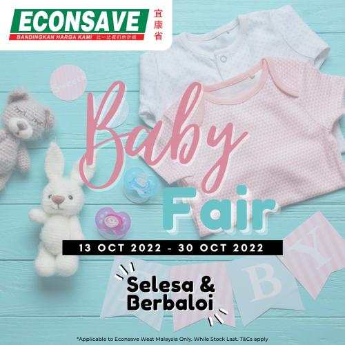 Econsave Baby Fair Promotion (13 Oct 2022 - 30 Oct 2022)