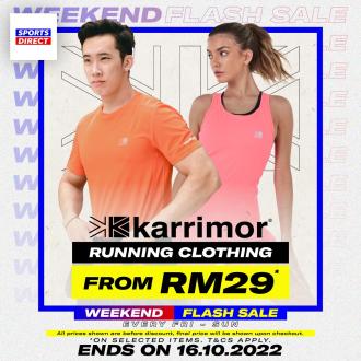 Sports Direct Karrimor Running Clothing Weekend Sale (valid until 16 October 2022)