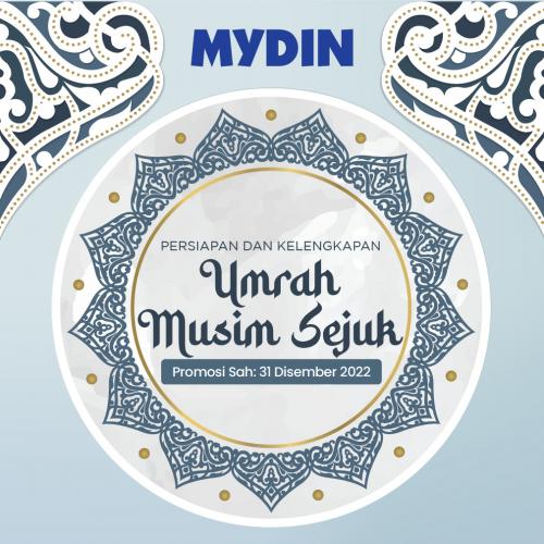 MYDIN Umrah Musim Sejuk Promotion (valid until 31 Dec 2022)