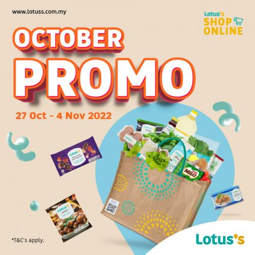 Lotus's Online October Promotion (27 Oct 2022 - 4 Nov 2022)