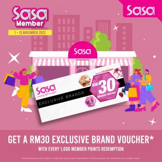 Sasa Member Point Redemption Promotion (1 November 2022 - 13 November 2022)