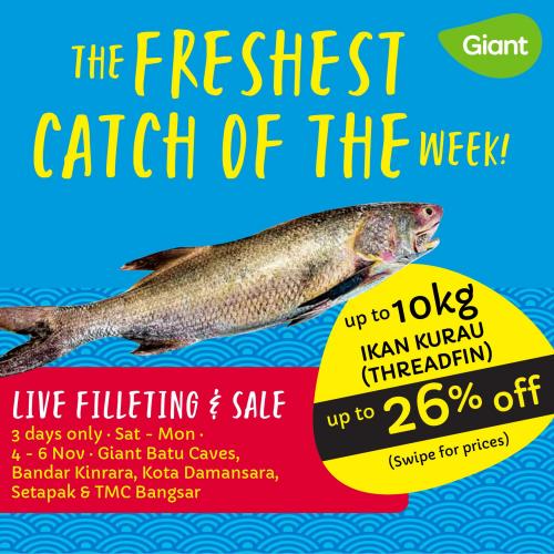 Giant Ikan Kurau Promotion (4 Nov 2022 - 6 Nov 2022)