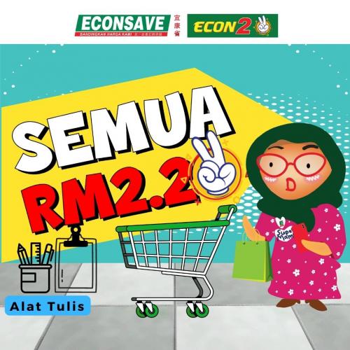 Econsave Stationery @ RM2.20 Promotion