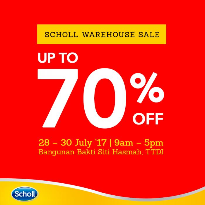 Scholl Warehouse Sale Up To 70%