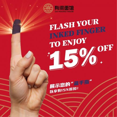 GO Noodle House General Election Promotion (19 Nov 2022) GO Noodle House General Election Promotion (19 Nov 2022)