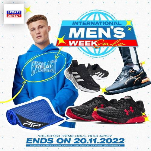 Sports Direct International Men's Week Sale (valid until 20 Nov 2022)
