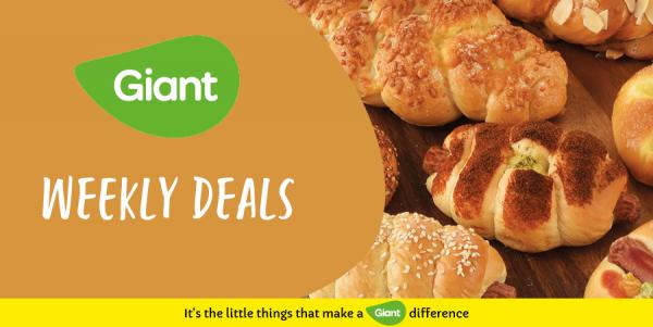 Giant Bakery Weekend Promotion (18 Nov 2022 - 20 Nov 2022)