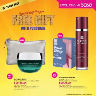 SaSa FREE Gift With Purchase Promotion (18 November 2022 - 21 November 2022)