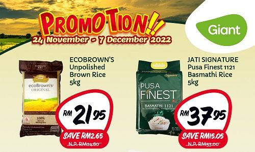Giant Rice Promotion (24 Nov 2022 - 7 Dec 2022)