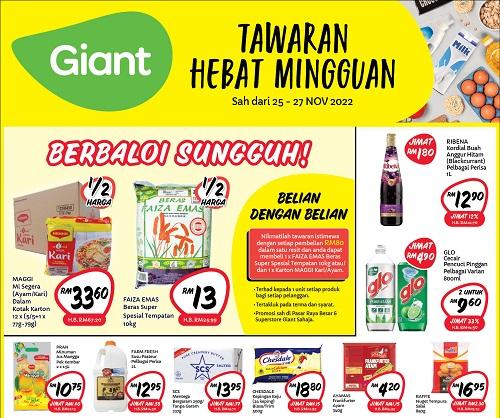 Giant Weekend Promotion (25 Nov 2022 - 27 Nov 2022)