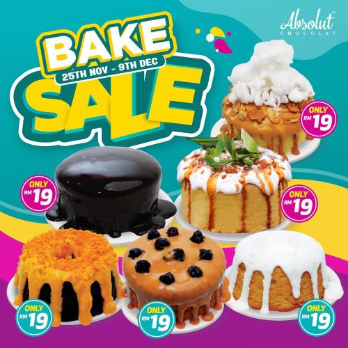 Absolut Chocolat Bake Sale (25 Nov 2022 - 9 Dec 2022)